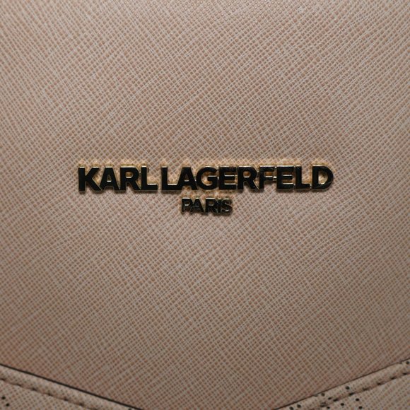 Karl Lagerfeld Paris Floral Textured Leather Tote - Picture 2 of 8